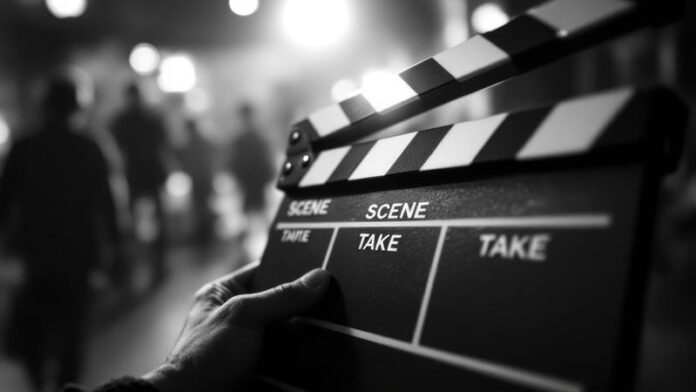Film Production Clapperboard