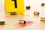 Mass Shooting Leaves 6 Dead at Welfare Facility Crime Scene Evidence Markers