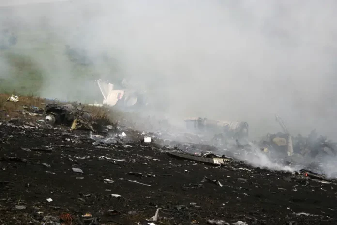 Plane Crash Wreckage Site
