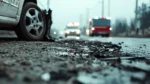 6 Dead in Fiery Highway Crash Car Crash Accident Scene