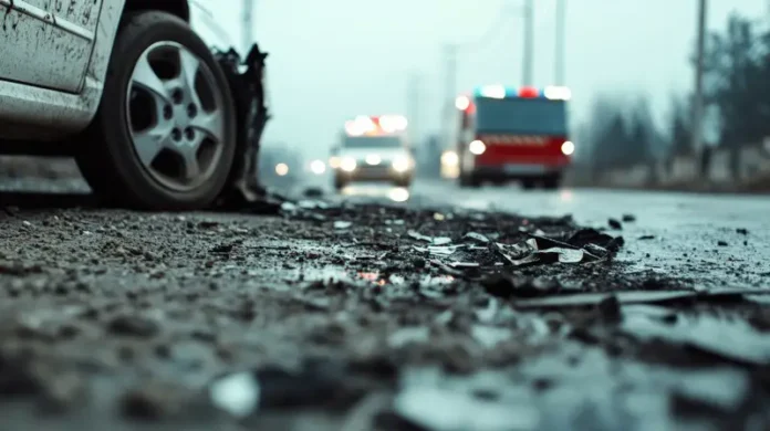 Car Crash Accident Scene